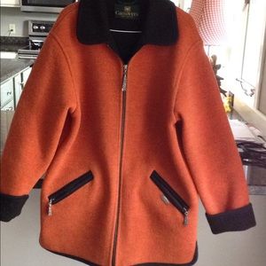 GIESSWEIN wool coat; size 4